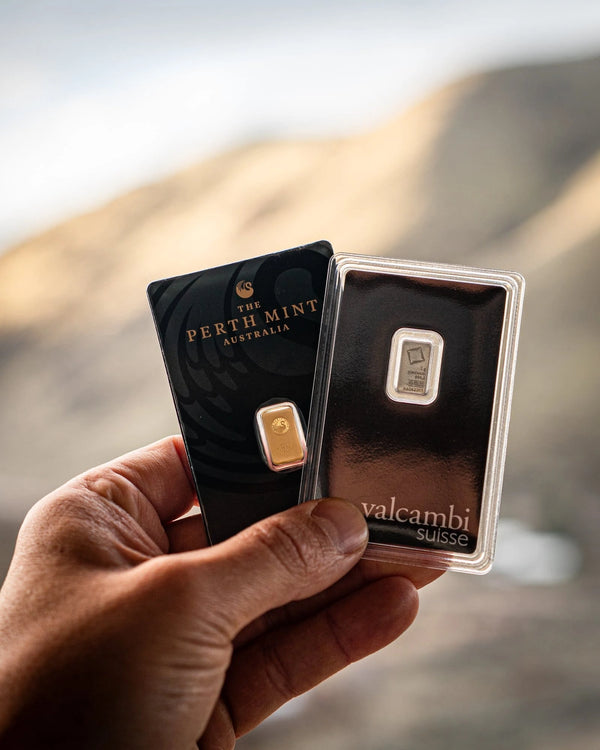 Two gold bars