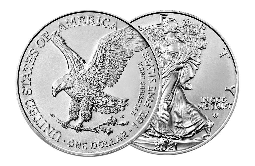 Silver American Eagle Coin 999 mid 2021 and newer 3004N 40000 2